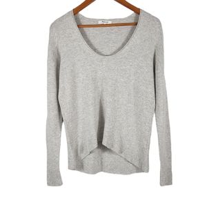 Madewell High-low Wool Blen Long Sleeve Swrater Top Size S